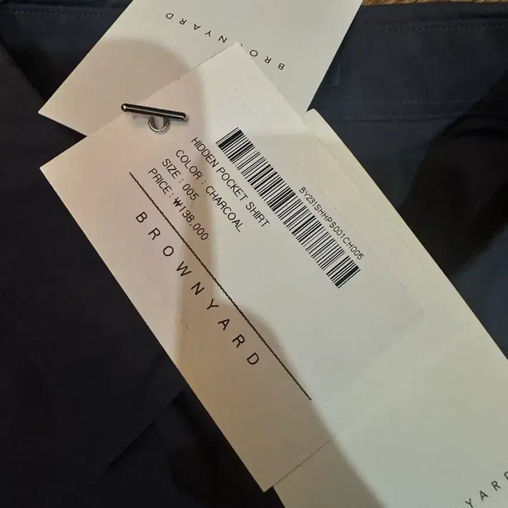 [BUNJANG] Brown Bread Hidden Pocket Shirt Size 5 / (새상품)브라운야드히든포켓셔츠 5사이즈