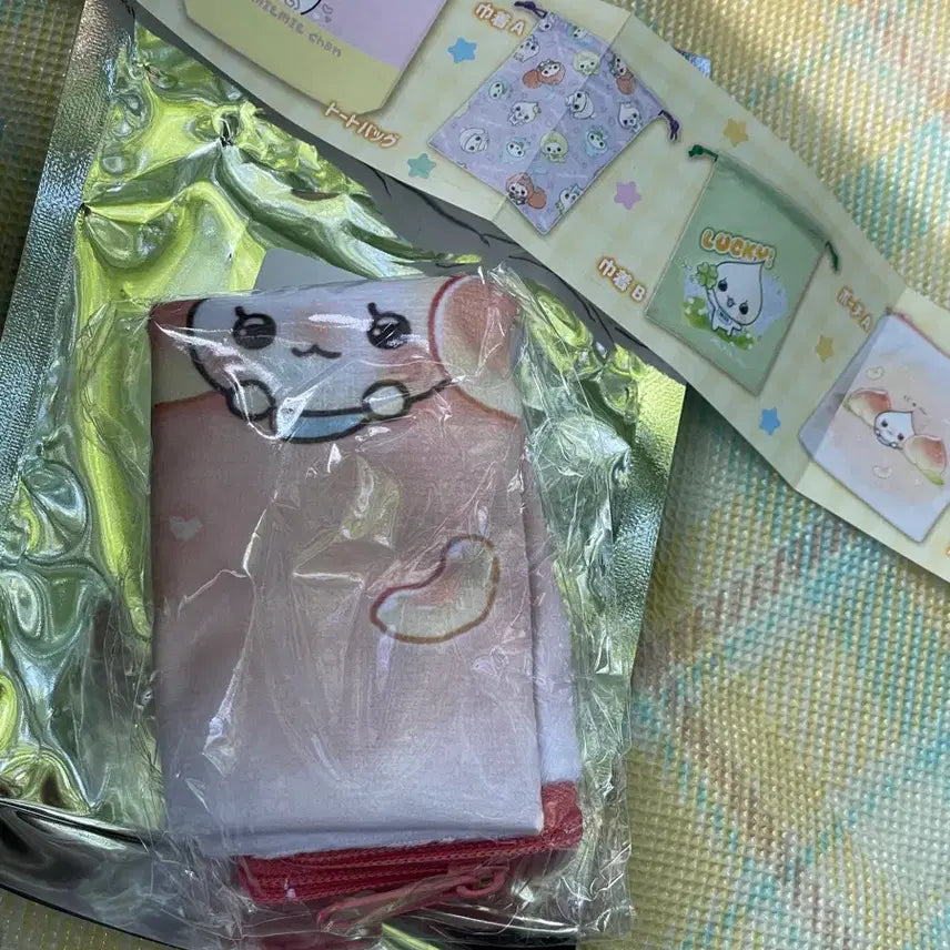[BUNJANG] Shizukuchan Milk-kun Peach Pouch / 시즈쿠짱 밀크군 파우치