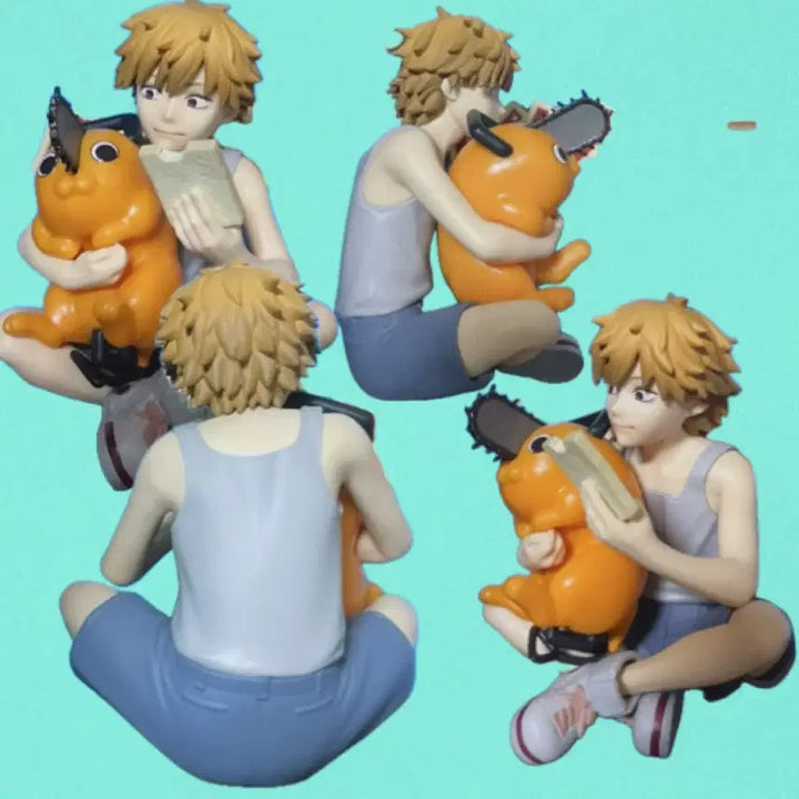 [BUNJANG] Chainsaw Man Denji &amp; Pochita Break Time Figure / 체인소맨 덴지 &amp; 포치타 브레이크타임 피규어
