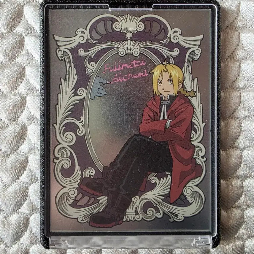 [BUNJANG] Fullmetal Alchemist Folding Mirror (Scratches on Back) / 강철의 연금술사 접이식 거울 (뒷면 기스)