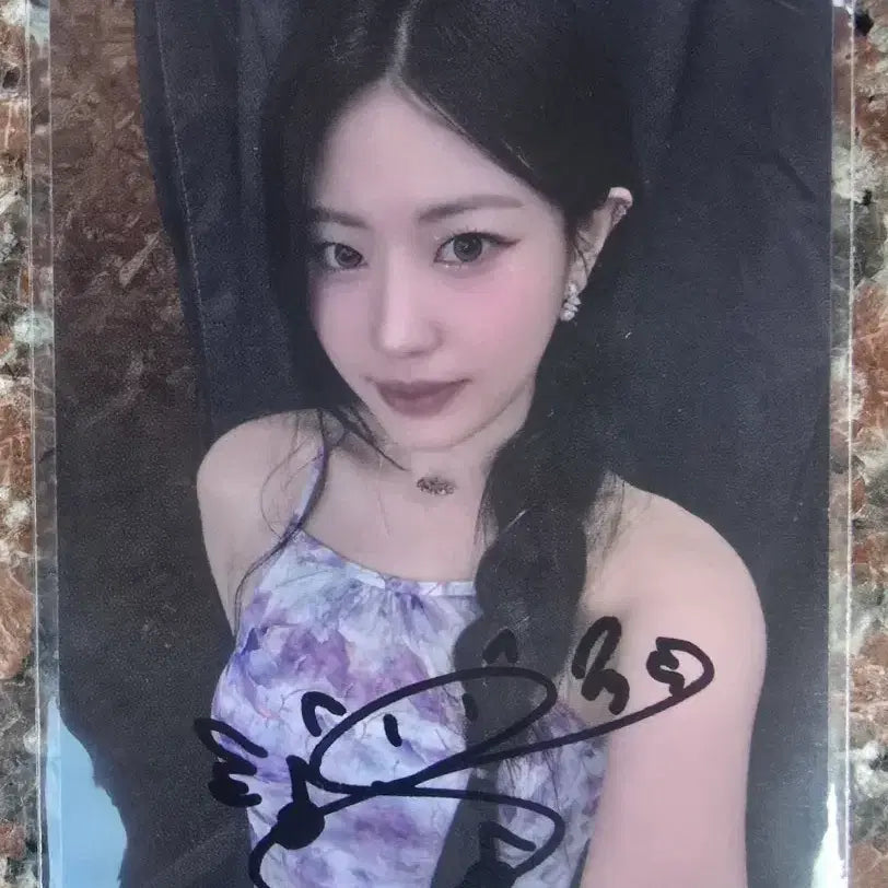 [BUNJANG] CRAZY ANGEL Solmi Signed Photocard / 크레이즈엔젤 공방 싸인포카 솔미 양도