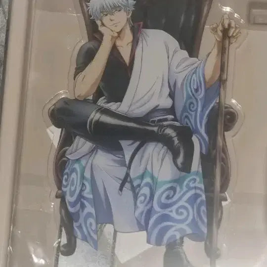 [BUNJANG] Gintama Sakata Gintoki Basic Acrylic Stand (Sealed) / 미개봉)은혼월드 사카타 긴토키 기본 아크릴스탠드