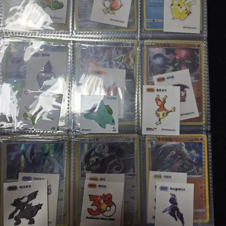 [BUNJANG] Pokemon 30th Anniversary Sticker Set / 30주년 띠부실