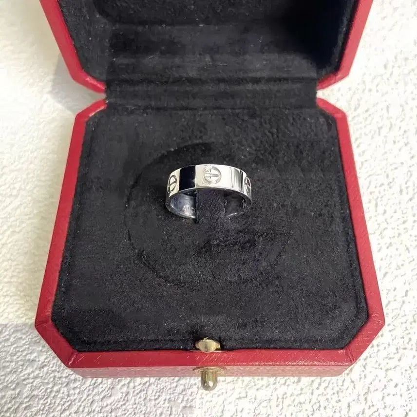 [BUNJANG] Cartier Love Ring Silver Ring / 까르띠에 러브링 실버 반지