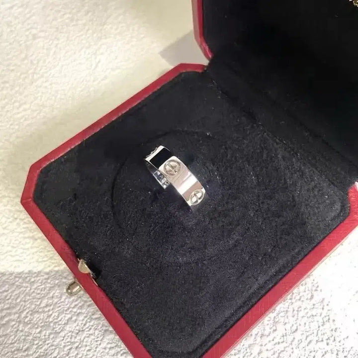 [BUNJANG] Cartier Love Ring Silver Ring / 까르띠에 러브링 실버 반지