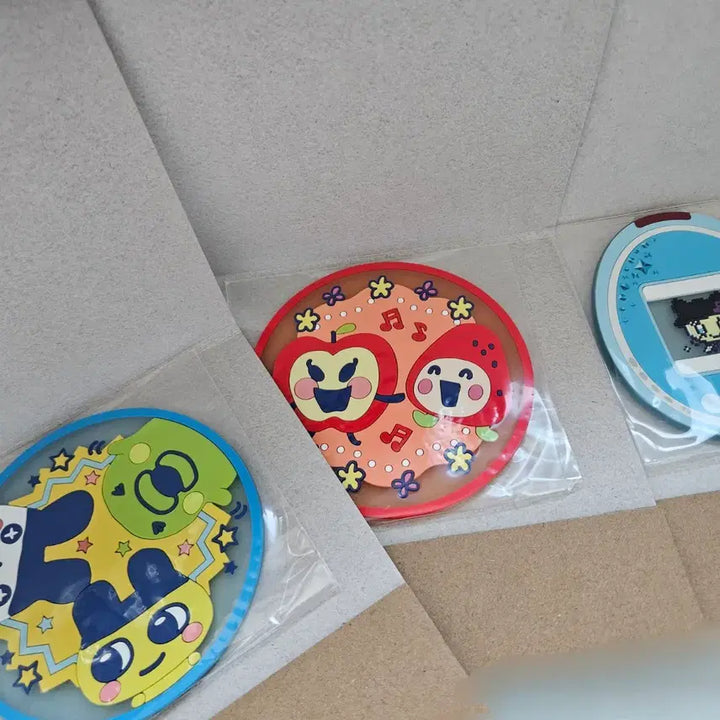 [BUNJANG] Tamagotchi Tea Coaster Gacha Set (3 Types) / 다마고치 티 코스터 가챠 3종 일괄
