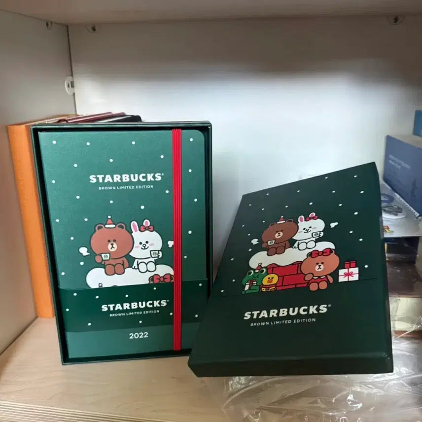 [BUNJANG] Line Friends x Starbucks 2022 Limited Edition Diary Notebook / [정가]라인프렌즈 스타벅스 다이어리 2022한정판 노트 스벅MD엠디 굿즈