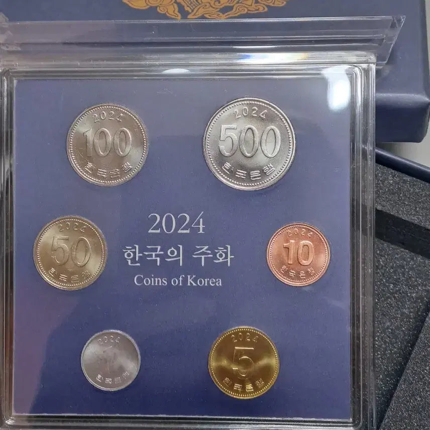 [BUNJANG] 2024 South Korea Uncirculated Coin Set / 2024년 한국의 주화 세트 미개봉