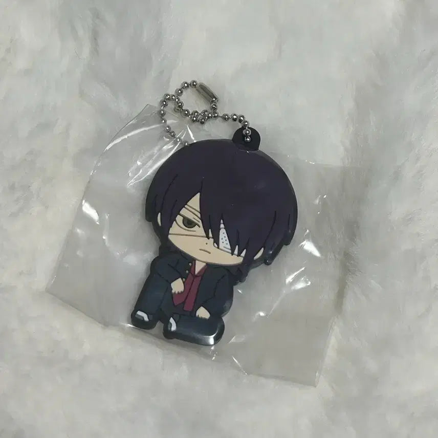 [BUNJANG] Gintama 3rd Year Class Z Shinsuke Takasugi Rubber Keychain / 3학년 z반 긴파치 센세 타카스기 신스케 러버