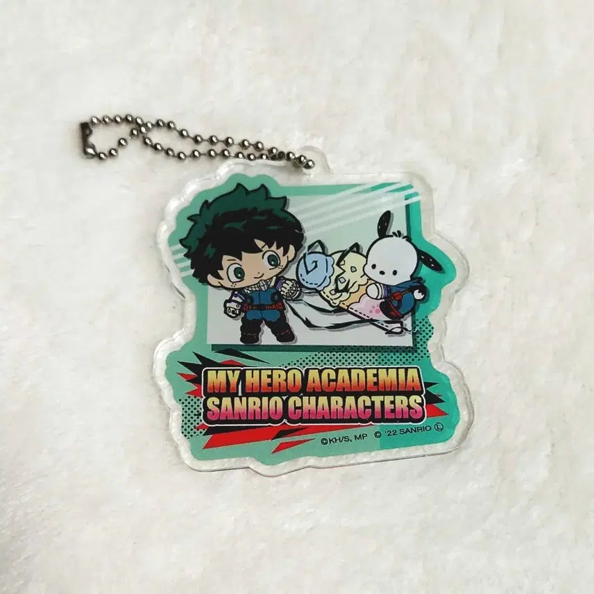 [BUNJANG] My Hero Academia x Sanrio Acrylic Keyring / 나히아 x 산리오 아크릴 키링 히로아카
