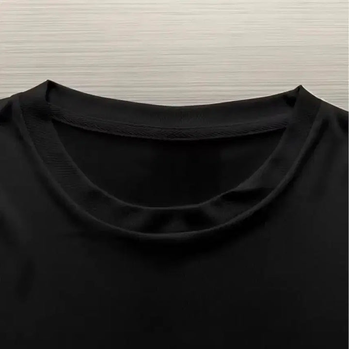 [BUNJANG] Black Monster Character Printing Short-Sleeve T-Shirt / 블랙 MONSKTSK 캐릭터 프린팅 반팔티