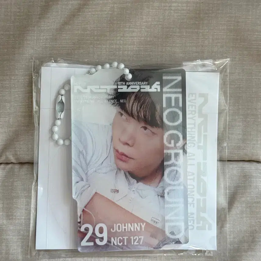 [BUNJANG] NCT 10th Anniversary Neo Ground Johnny Lenticular Acrylic Keyring / 엔시티 nct127 네오그라운드 팝업 쟈니 johnny 렌티큘러 키링