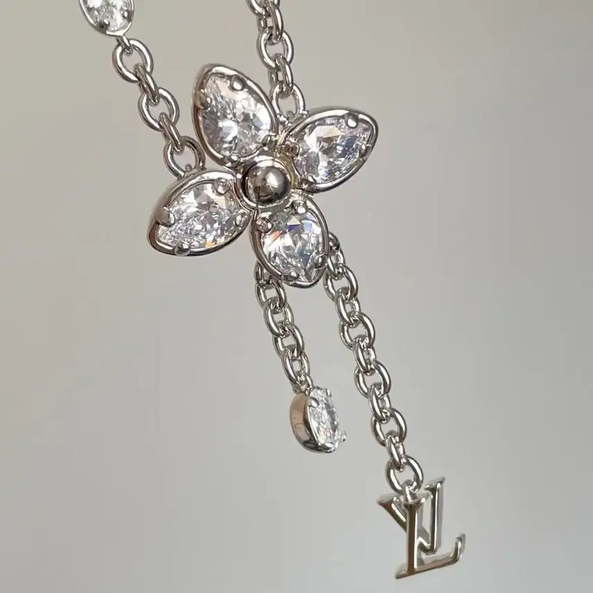 [BUNJANG] Louis Vuitton Flower Pendant Necklace / 루이비통 플라워 팬던트 목걸이