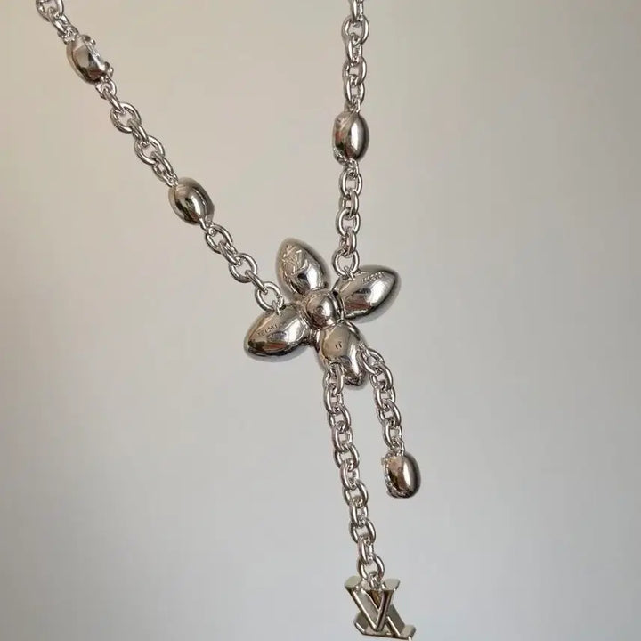 [BUNJANG] Louis Vuitton Flower Pendant Necklace / 루이비통 플라워 팬던트 목걸이