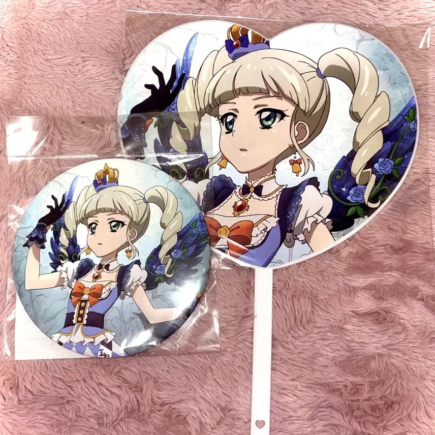 [BUNJANG] Aikatsu! YURIKA Large Can Badge / 아이카츠 아이엠스타 유리카 우치와 대형 캔뱃지