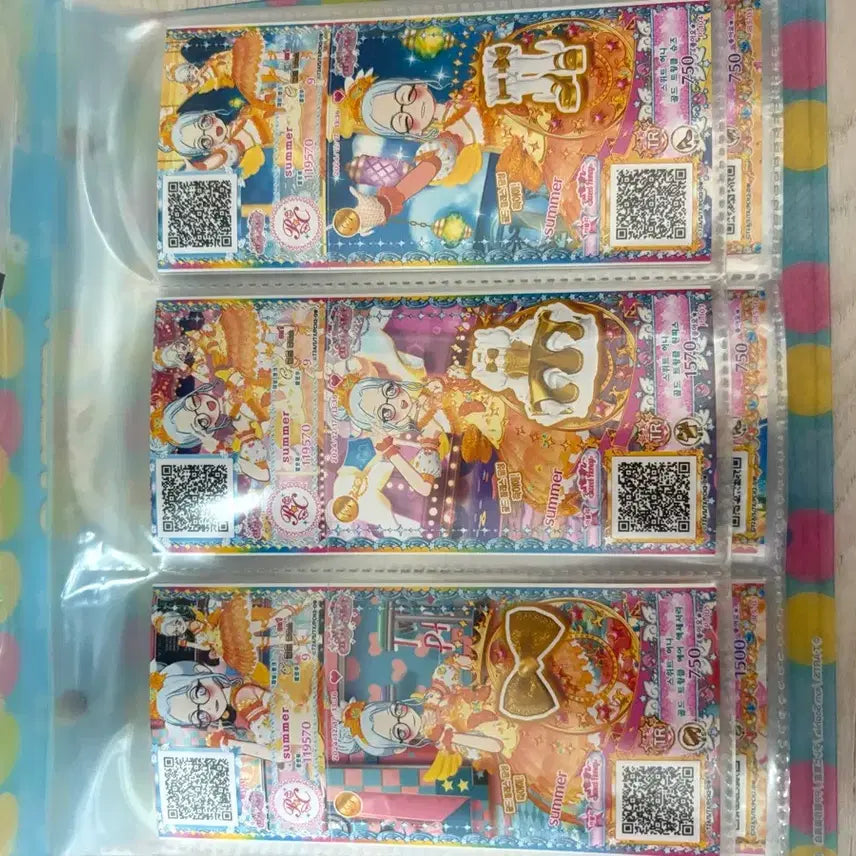 [BUNJANG] PriPara Mirai File Bag + Pretty Ticket Bundle Set / 프리파라 미래 파일백 + 프리티켓 일괄 판매