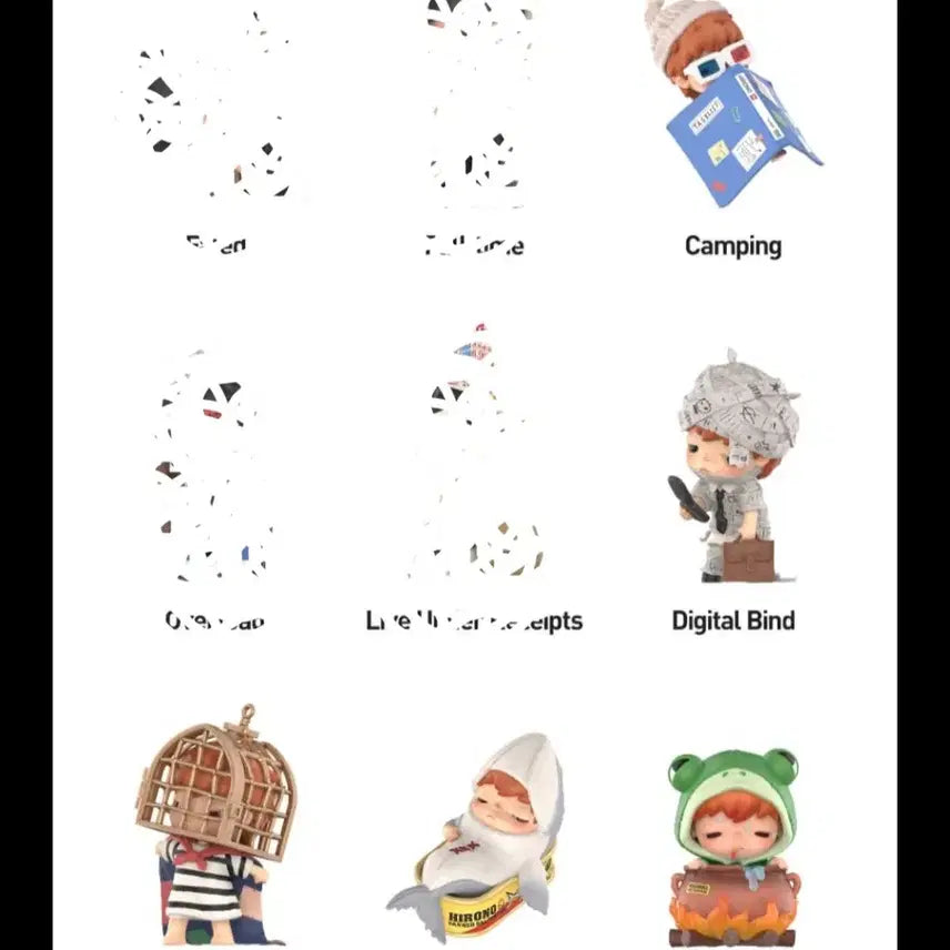[BUNJANG] Pop Mart Hirono "In the Greenhouse" Series Bundle Set / (5종일괄)팝마트 히로노 온실 속 억새 시리즈