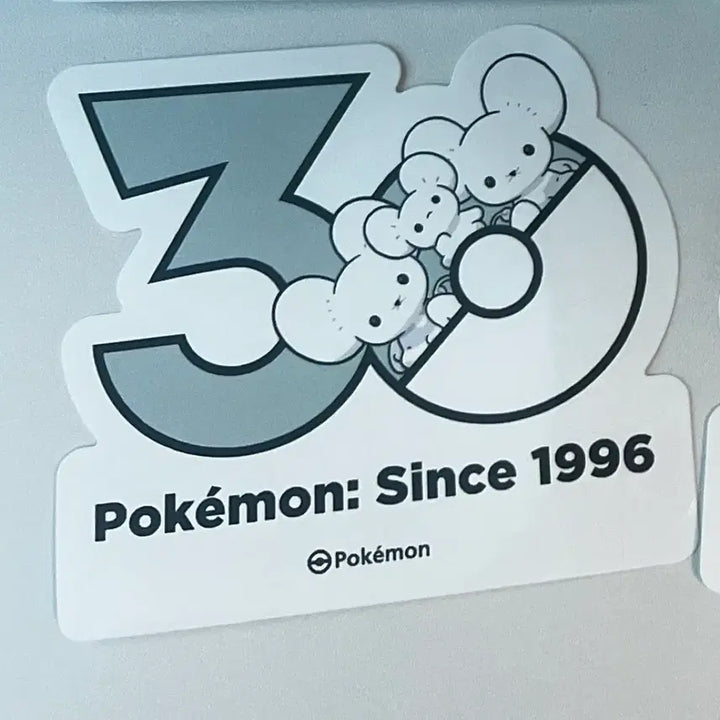 [BUNJANG] Pokemon 30th Anniversary Familijee Sticker / 포켓몬 30주년 기념 스티커 파밀리쥐