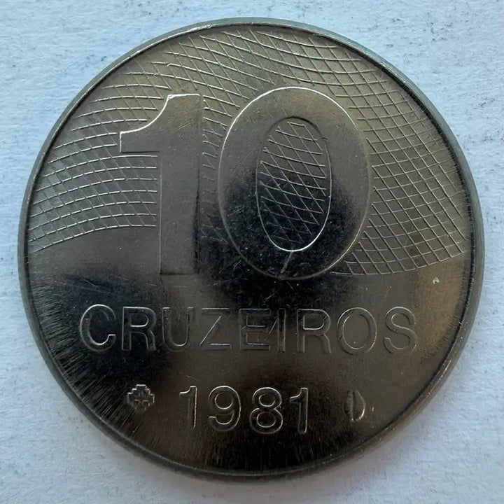 [BUNJANG] 1981 Brazil 10 Cruzeiros Coin / 1981년 브라질 10 크루제이루 동전 S2951