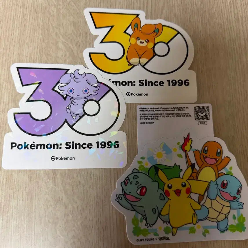 [BUNJANG] Pokemon 30th Anniversary Sticker Nya-Sufer / 포켓몬 30주년 스티커 냐스퍼 판매합니다