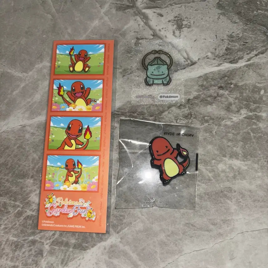 [SOLD OUT] [일괄] 포켓몬 파이리 이상해씨 뱃지 띠부씰 스티커