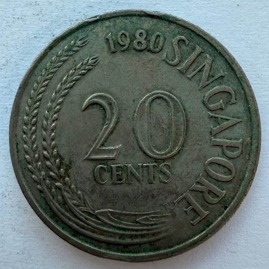 [BUNJANG] 1980 Singapore 20 Cents Coin / 1980년 싱가포르 20센트 동전 S2953