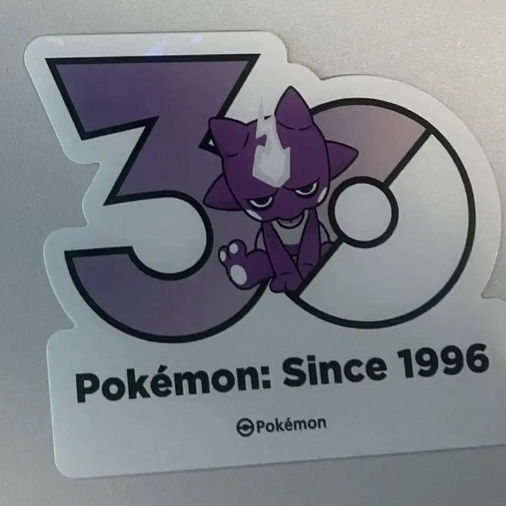 [BUNJANG] Pokemon 30th Anniversary Eraser Stickers / 포켓몬 30주년 기념 스티커 일레즌
