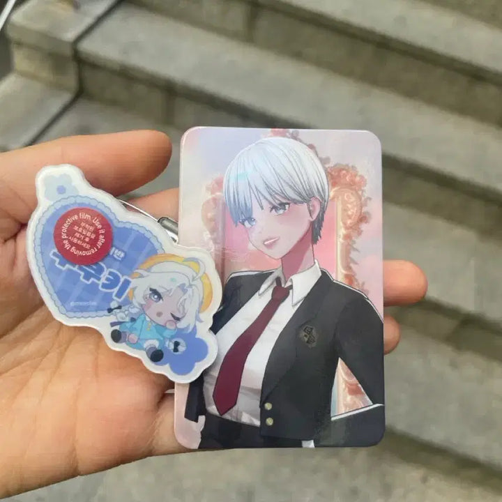 [BUNJANG] MICHU Aniplus Bukuki Set with Name Tag and POB Photocard / 미츄 애니플러스 부쿠키 세트 판매