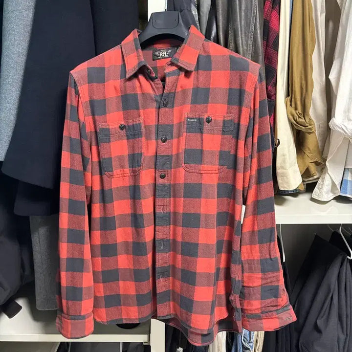 [BUNJANG] RRL Buffalo Work Shirt Large / 최종가격)RRL 버팔로 워크셔츠 라지사이즈(L)