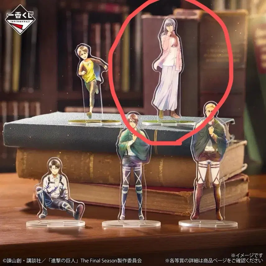 [BUNJANG] Attack on Titan Mikasa Ackerman Acrylic Stand / 진격거 E상 아크릴 스탠드 미카사