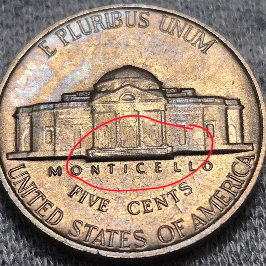 [BUNJANG] 1964 United States Jefferson Nickel 5 Cents Full Step Uncirculated Coin / 1964년 p미국 제퍼슨 5센트. 풀스텝  (완전미사용)주화