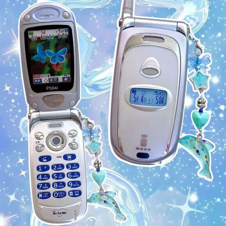[BUNJANG] Docomo Classic Folder Phone Mock-up (Non-functional) / 도코모 고전 폴더폰 목업폰(작동x)