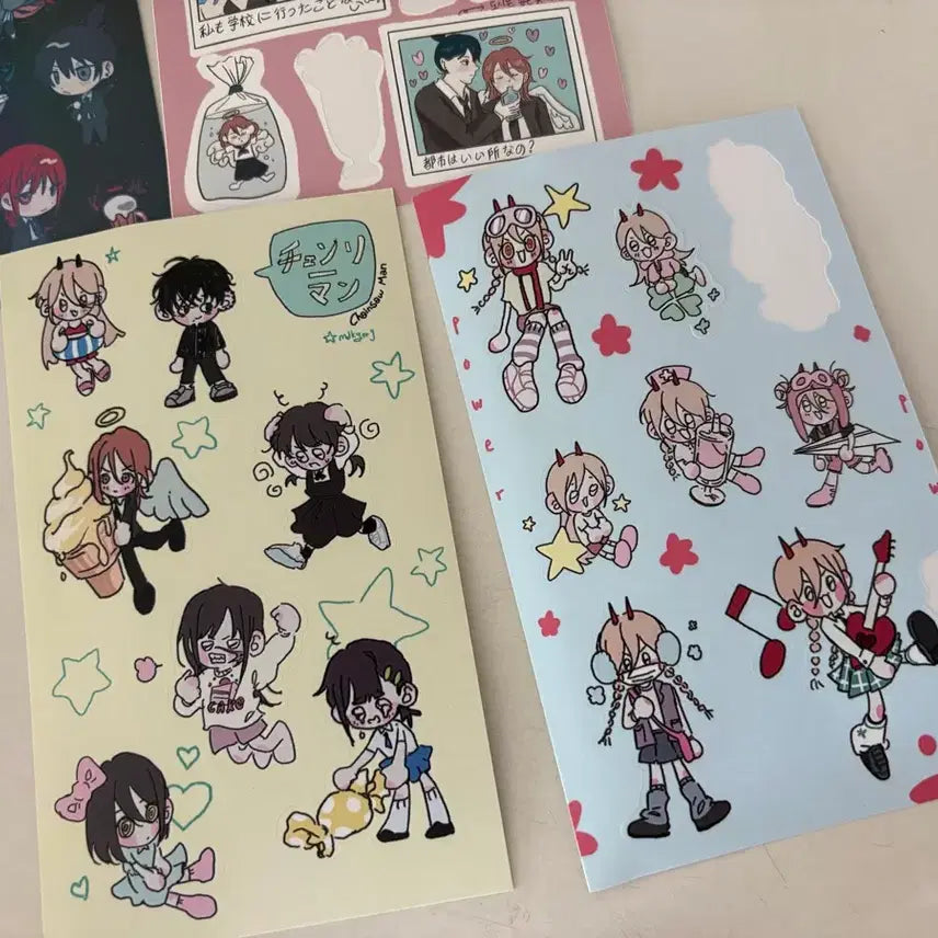 [BUNJANG] Chainsaw Man Sticker Bundle Set / 체인소맨 스티커 비공굿 일괄