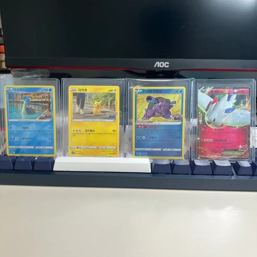 [BUNJANG] Pokemon Card Lot Lapras / Pikachu / Blastoise / Togekiss / 포켓몬 카드 라프라스/피카츄/거북왕/토게키스