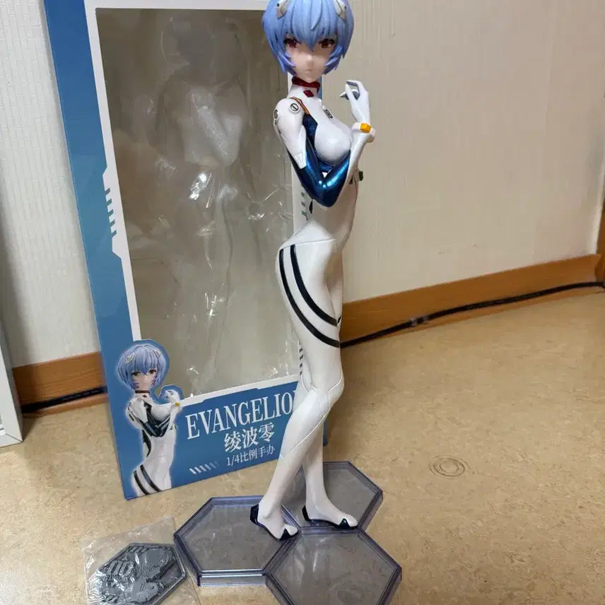 [BUNJANG] Evangelion Rei Ayanami 1/4 Scale Figure by Bearpanda / 에반게리온 레이 피규어 1/4 베어판다