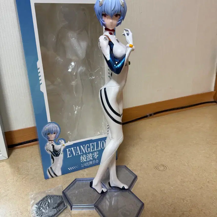 [BUNJANG] Evangelion Rei Ayanami 1/4 Scale Figure by Bearpanda / 에반게리온 레이 피규어 1/4 베어판다