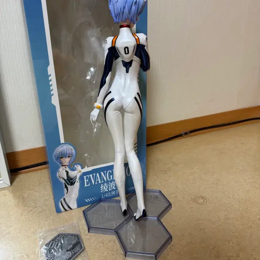[BUNJANG] Evangelion Rei Ayanami 1/4 Scale Figure by Bearpanda / 에반게리온 레이 피규어 1/4 베어판다