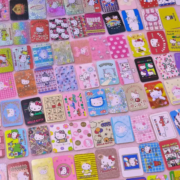 [BUNJANG] Classic Kitty Sticker Seal Pack Charmmy Kitty Kitty Strap Vintage / 고전 키티 스티커 씰팩 챠미키티 키티스트랩 킽스 오타쿠 키티