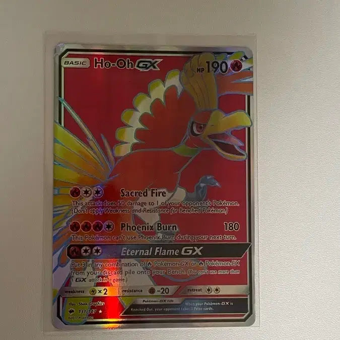[BUNJANG] Pokémon Card Ho-Oh GX North American Edition / 포켓몬 카드 Ho-Oh GX 호우호우 북미판