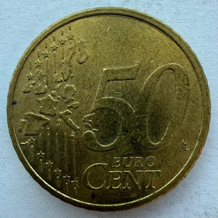 [BUNJANG] 2002 Germany 50 Euro Cent Coin / 2002년 독일 50유로센트 동전 S2964