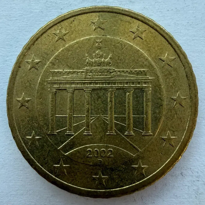 [BUNJANG] 2002 Germany 50 Euro Cent Coin / 2002년 독일 50유로센트 동전 S2964