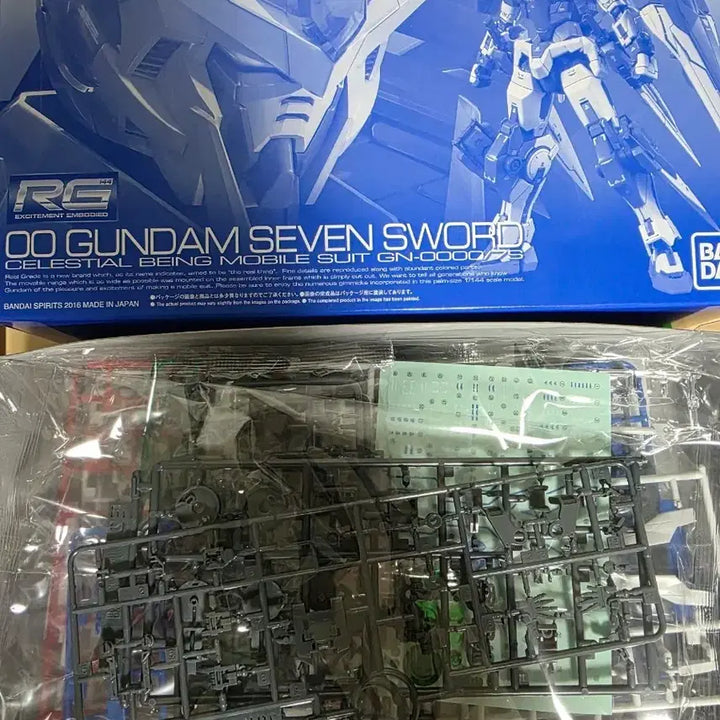 [BUNJANG] Bandai Gundam RG 00 Gundam Seven Sword / 할인 반다이 건프라 RG 더블오건담 세븐소드