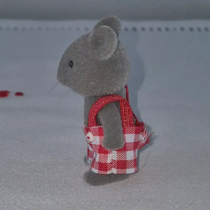 [BUNJANG] Sylvanian Families Gray Mouse Older Brother (Tail Missing) / 올드 실바니안 회색 쥐 오빠 (꼬리X)