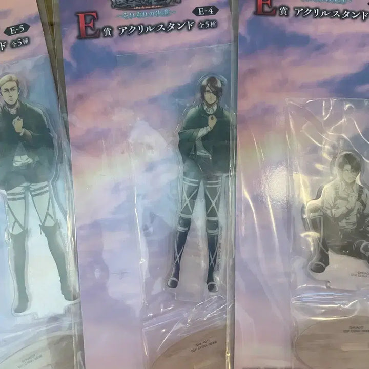 [BUNJANG] Attack on Titan Season E Acrylic Stand Full Set / 진격의거인 e상 아크릴 전구성