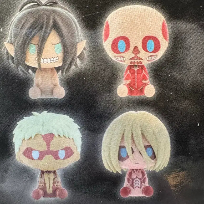 [BUNJANG] Attack on Titan Choco no Ko Figure Full Set / 진격의거인 초코노코i상 풀세트 일괄