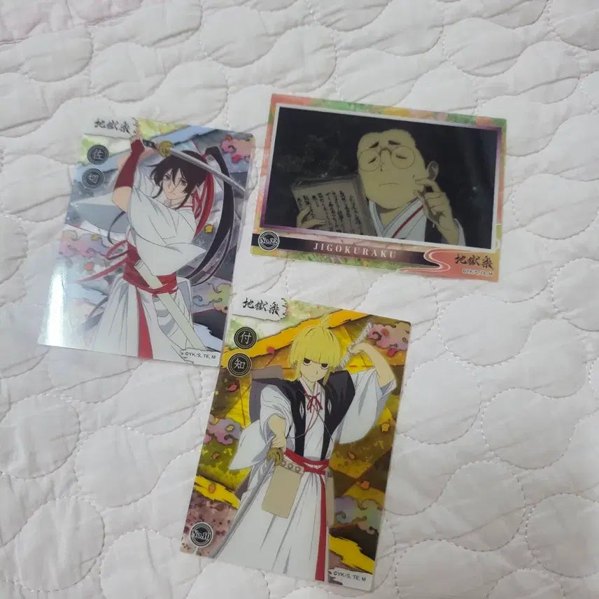 [BUNJANG] Jigokuraku Official Goods Clear Character Card / 지옥락 공식 굿즈 클리어캐릭터 카드 포토카드 포카