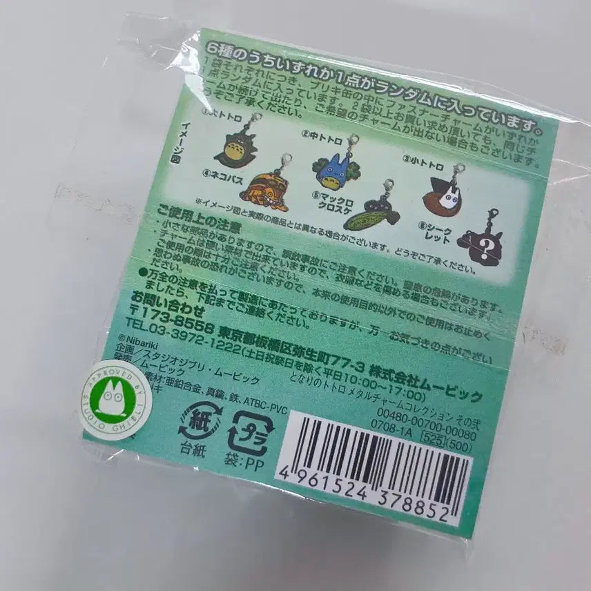 [BUNJANG] Studio Ghibli Classic My Neighbor Totoro Tin Case (Sealed, Random Charm Included) / 지브리 고전 토토로 틴케이스 미개봉 새제품 (랜덤 참 포함)