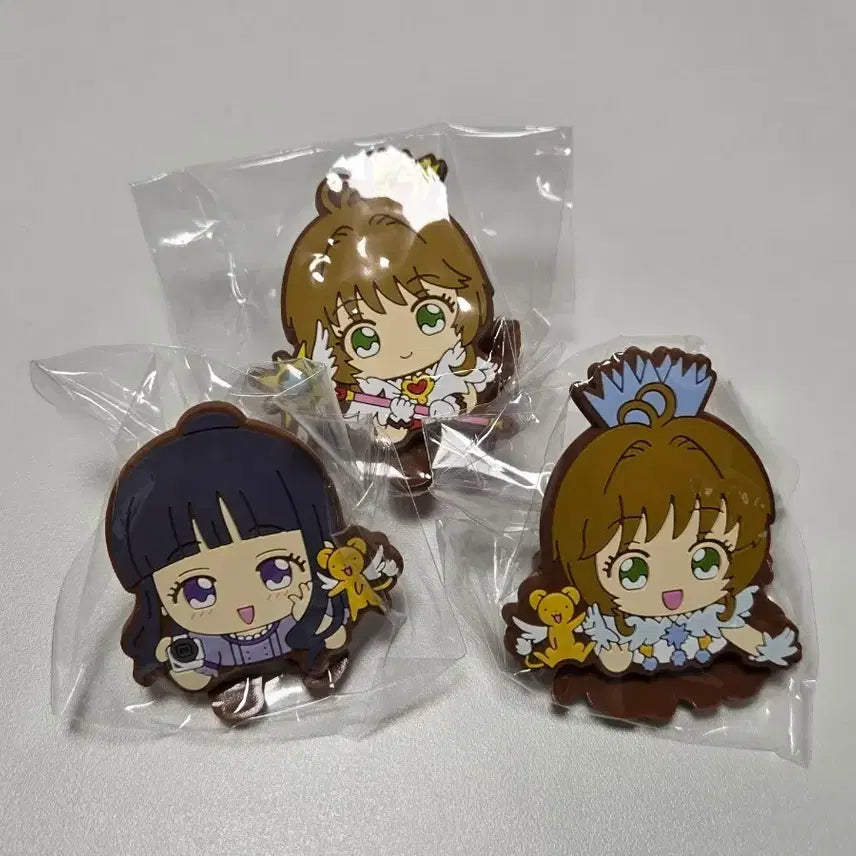 [BUNJANG] Cardcaptor Sakura Rubber Clip Set / 카드캡터체리 러버클립 집게 체리굿즈 카드캡터사쿠라 클리어카드