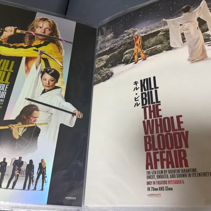 [BUNJANG] Kill Bill Artgraphy Poster Set / <킬빌>아트그라피 포스터