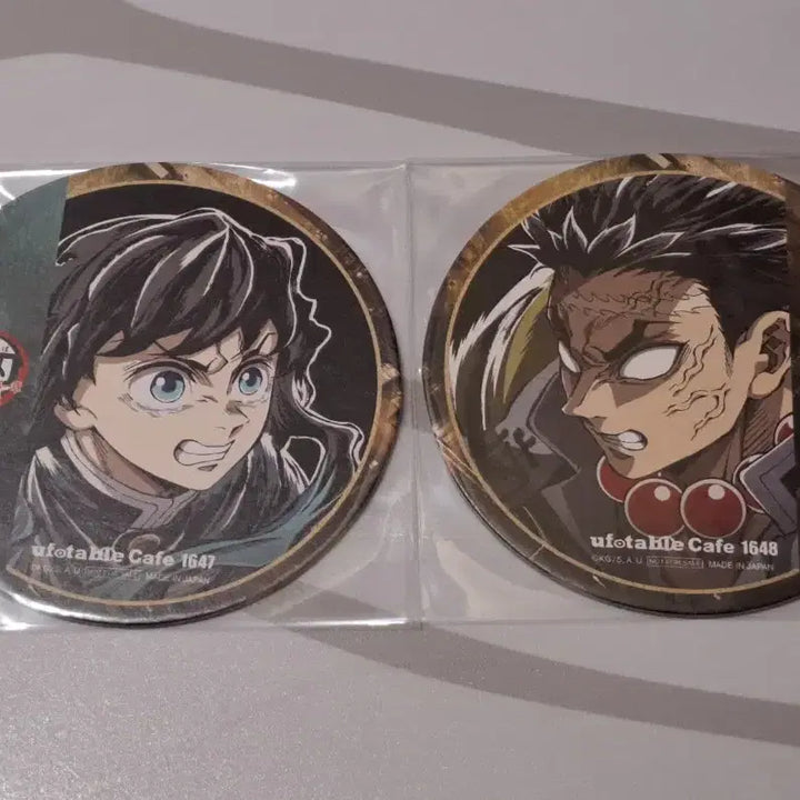 [BUNJANG] Demon Slayer Ufotable Finale Coaster Muichiro &amp; Gyomei Bundle Set / 귀멸의칼날 유포테이블 피날레 코스터 무이치로&amp;교메이 판매합니다.